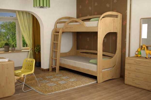 Как сделать двухъярусную кровать своими руками