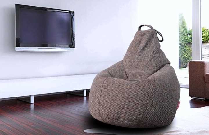 Наполнение кресла мешка