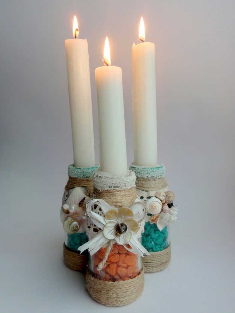 Мастер-класс по изготовлению деревянных подсвечников