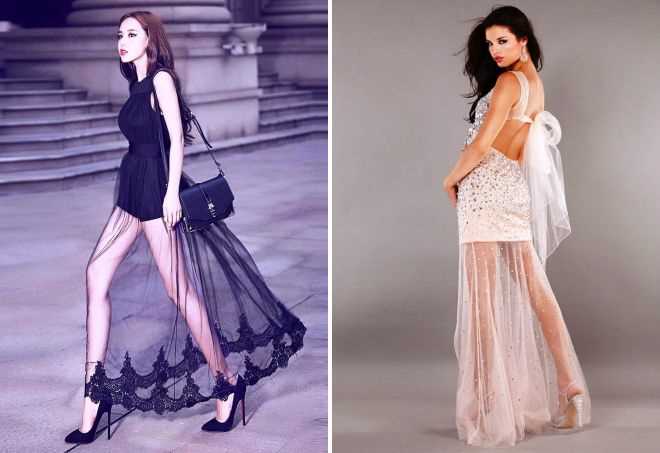 Тренды платьев из фатина