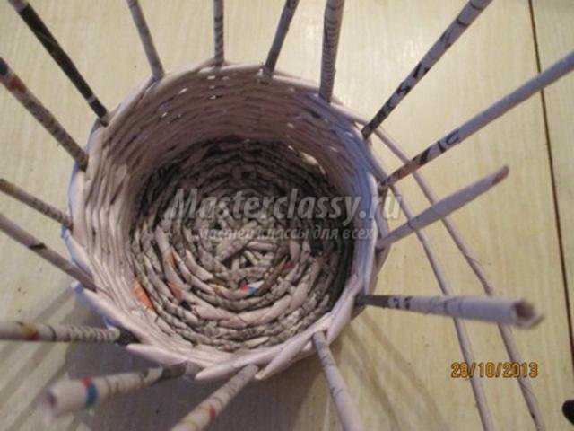 Корзинки из газетных трубочек своими руками: мастер-классы и идеи декора