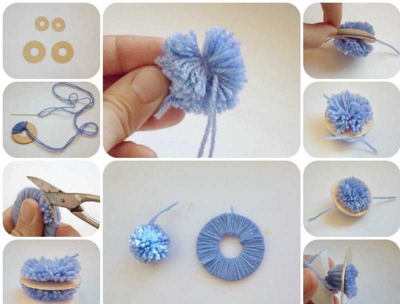Мастер-класс: как сделать красивый помпон из ниток своими руками
