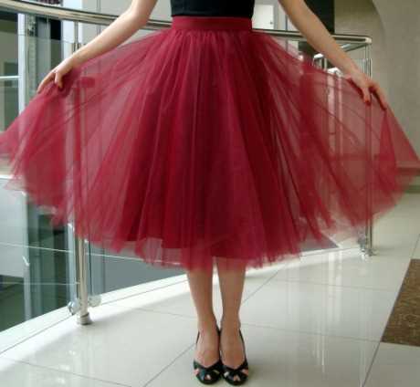 Мастер-класс: как сшить элегантную юбку из фатина своими руками