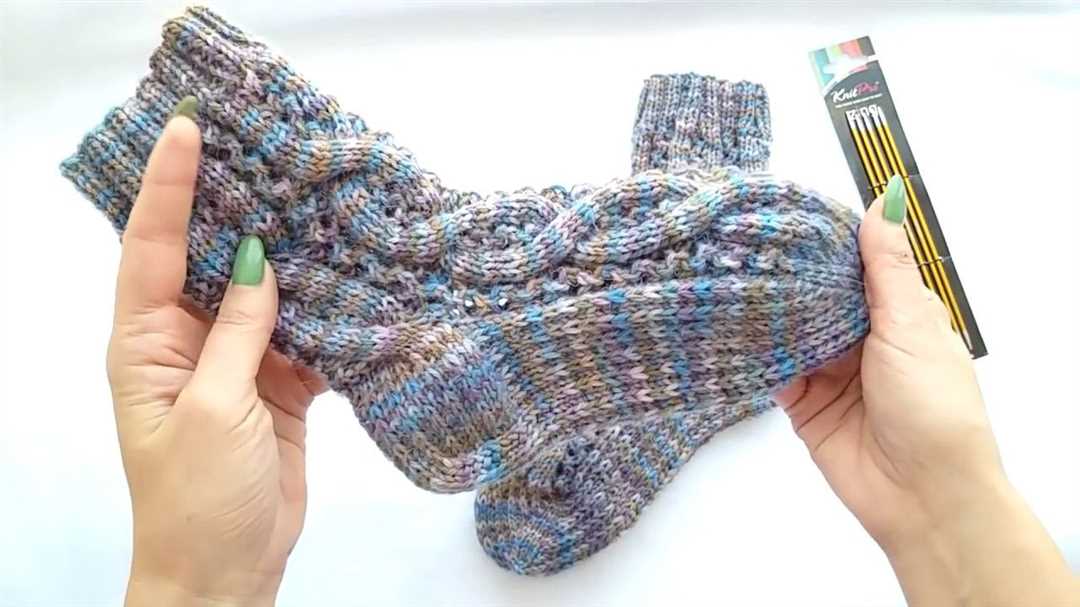 Вязание голенища