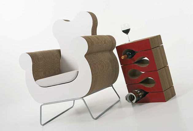 Мебель из картона: удобно, экологично и стильно Мебель из картона: удобно, экологично и стильно