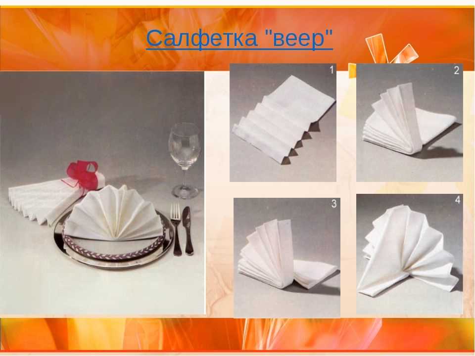 Как правильно свернуть салфетку для сервировки стола