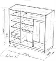 Шкаф купе своими руками: подробный обзор, чертежи и описание - создайте идеальный шкаф для своего дома! Шкаф купе своими руками: подробный обзор, чертежи и описание - создайте идеальный шкаф для своего дома!