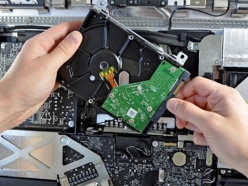 Этапы установки жесткого диска