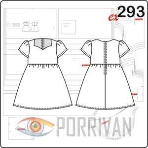 Выкройка детского платья: как сшить красивое платье для девочки своими руками