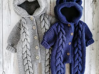 Как связать детский комбинезон