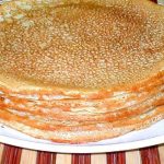 Рецепт: Ажурные блины