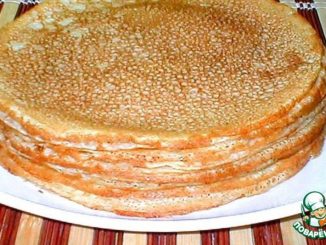 Рецепт: Ажурные блины