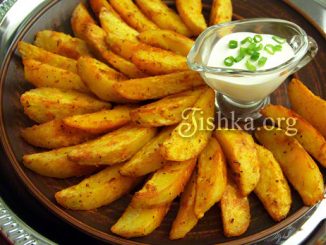 Рецепт: Картофель по-деревенски в духовке