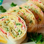 Рецепт: рулет из лаваша Рецепт: рулет из лаваша