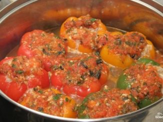 Рецепт с фото: перец фаршированный мясом