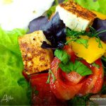 Рецепт: салат с жареным сыром Рецепт: салат с жареным сыром