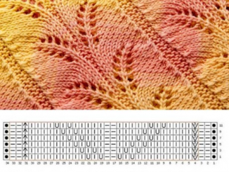 Ажурные узоры спицами, больше 60 схем и изделий с ажурными узорами, Узоры для вязания спицами