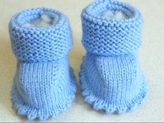 Как вязать пинетки спицами по схемам вязания с видео и фото