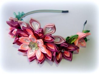 Канзаши своими руками: простые модели и способы изготовления