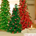 Новогодние елочки из бисера своими руками Новогодние елочки из бисера своими руками