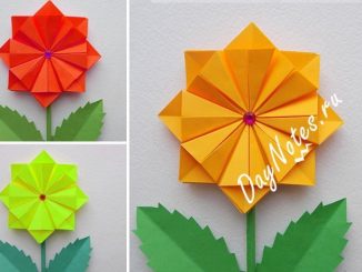 Оригами цветок из бумаги схема: от кактуса до розы