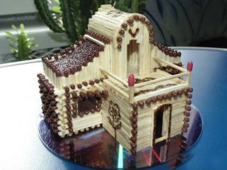 Поделки из спичек: 100 лучших фото интересных идей