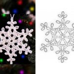 Снежинки крючком - схемы с описанием для начинающих Снежинки крючком - схемы с описанием для начинающих