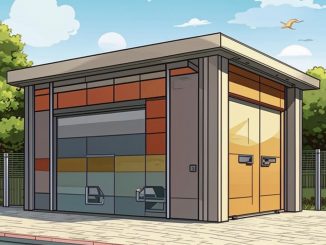 Сборный гараж из сэндвич панелей